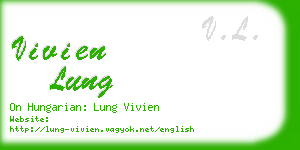 vivien lung business card